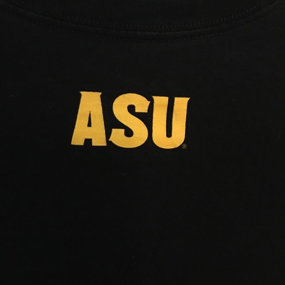 Nike Arizona State Sun Devils Black Fear The Fork Logo Tee Unisex Size Small - Picture 2 of 3
